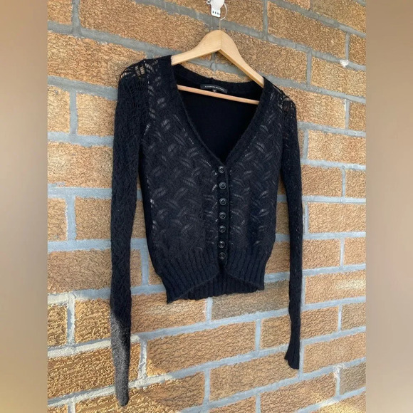 Alessandro dell ‘acqua mohair sweater cardigan 42/2 - Picture 5 of 10